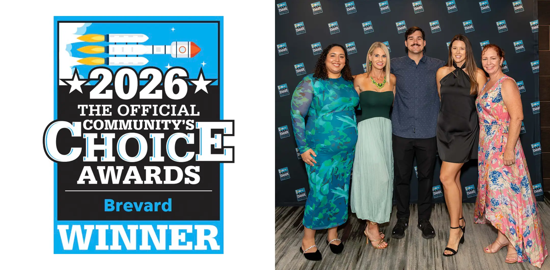 2026 Best Property Management Gala PM Team Picture Real Estate Direct Melbourne FL